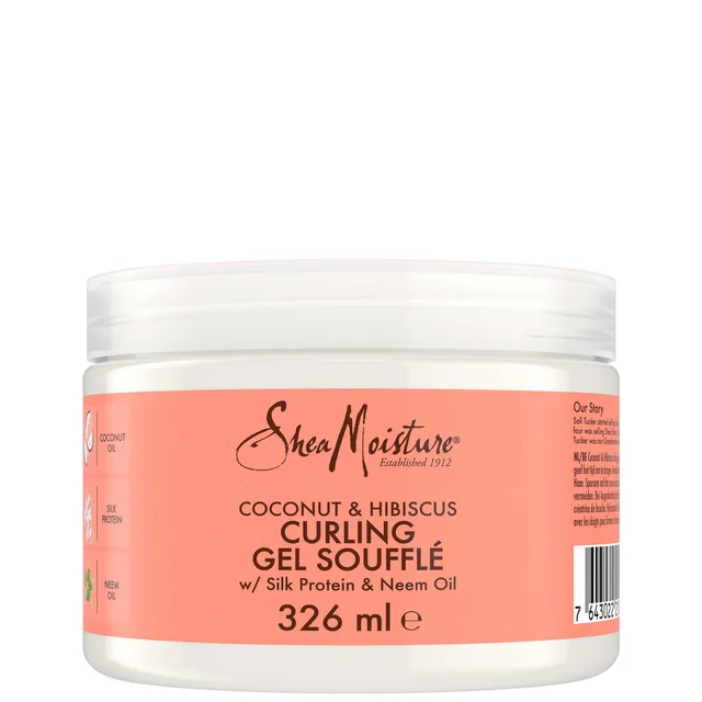 Shea Moisture Coconut & Hibiscus Curling Gel Soufflé pianka do stylizacji włosów 326 ml