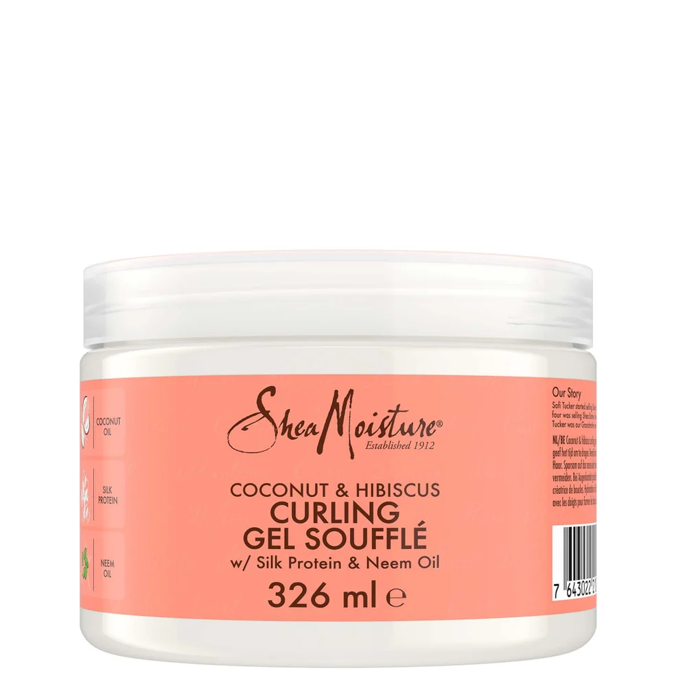 Shea Moisture Coconut & Hibiscus Curling Gel Soufflé pianka do stylizacji włosów 326 ml Zdjęcie 1