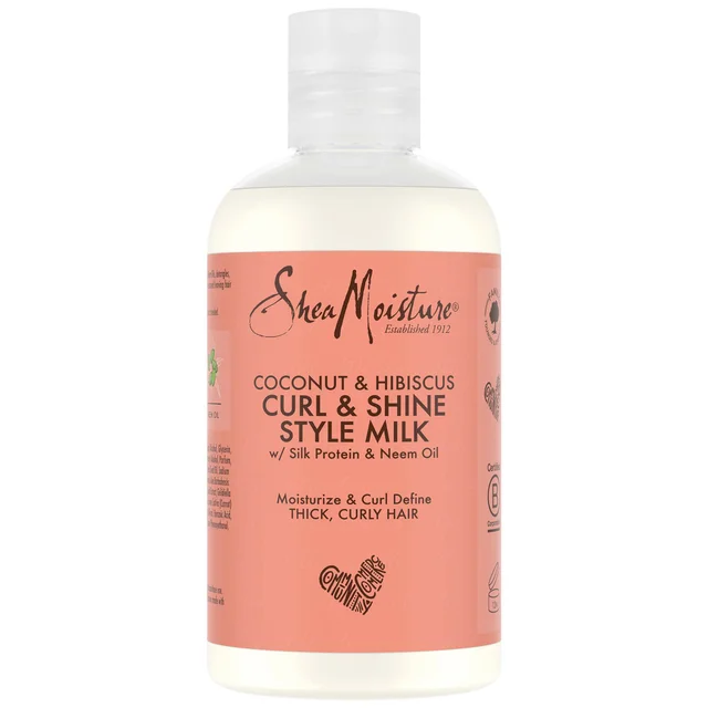 Shea Moisture Coconut & Hibiscus Curl & Style Milk mleczko do stylizacji włosów 254 ml