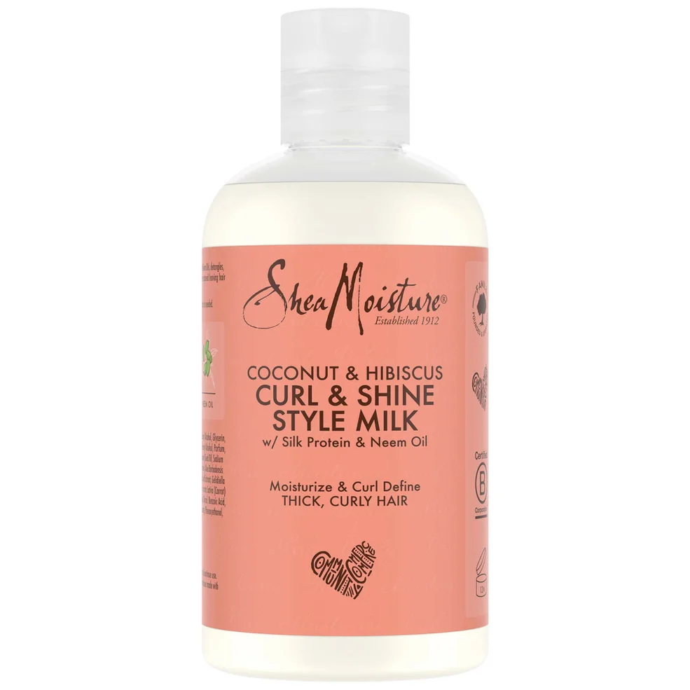 Shea Moisture Coconut & Hibiscus Curl & Style Milk mleczko do stylizacji włosów 254 ml Zdjęcie 1