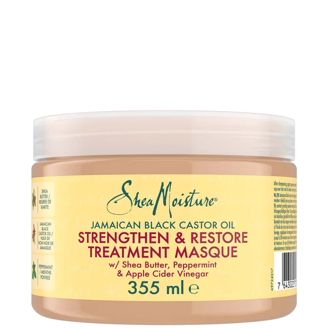 Shea Moisture Jamaican Black Castor Oil Strengthen & Restore Treatment Masque maska wzmacniająco-odbudowująca 355 ml