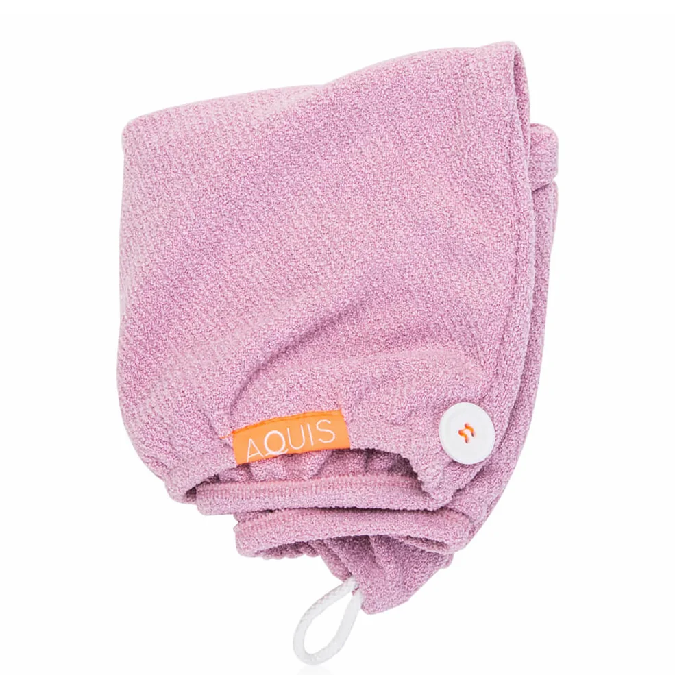 Aquis Hair Turban Lisse Luxe turban do włosów – Desert Rose Zdjęcie 1