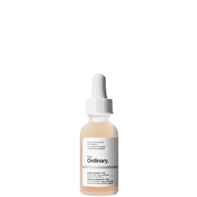 The Ordinary Lactic Acid 5% + HA 2% Superficial Peeling Formulation preparat z kwasem mlekowym i hialuronowym 30 ml