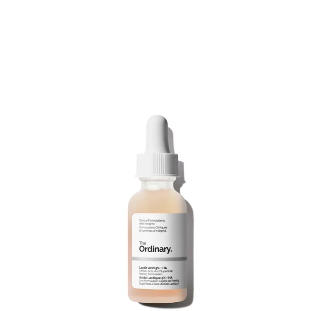 The Ordinary Lactic Acid 5% + HA 2% Superficial Peeling Formulation preparat z kwasem mlekowym i hialuronowym 30 ml