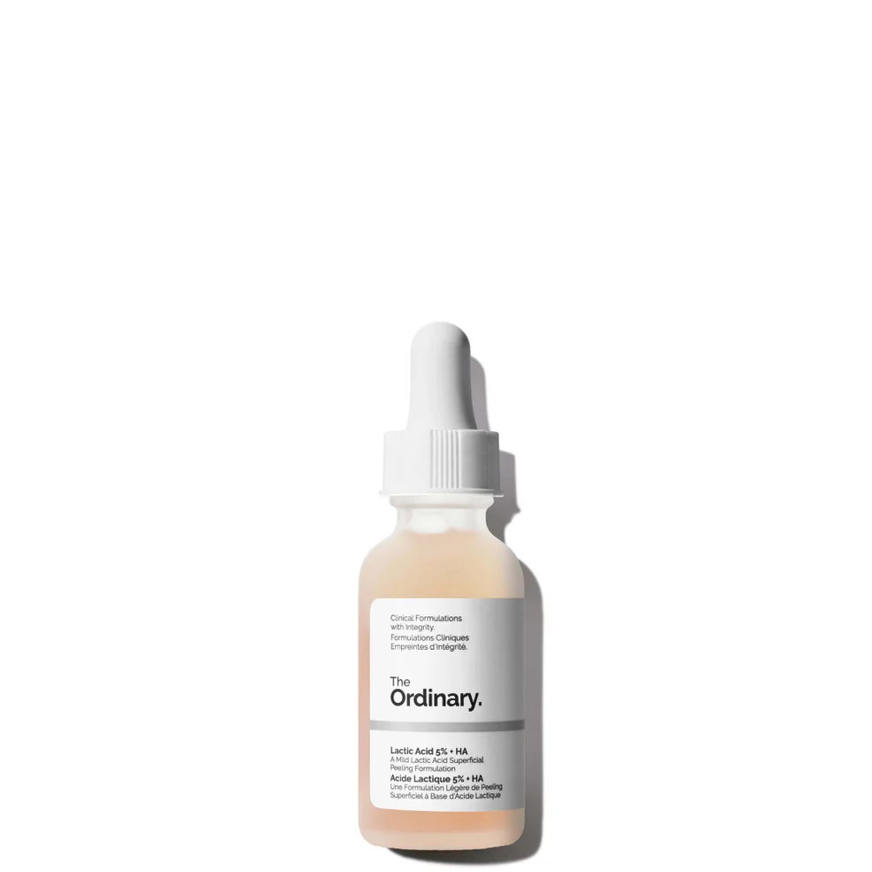 The Ordinary Lactic Acid 5% + HA 2% Superficial Peeling Formulation preparat z kwasem mlekowym i hialuronowym 30 ml Zdjęcie 1