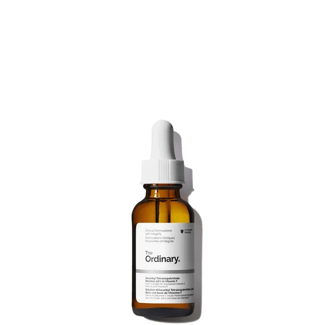 The Ordinary Ascorbyl Tetraisopalmitate Solution 20% in Vitamin F roztwór tetraizopalmitynianu askorbylu z witaminą F 30 ml