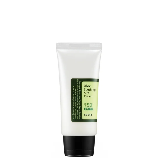 COSRX Aloe Soothing SPF50 PA+++ Sun Cream łagodzący krem przeciwsłoneczny z ekstraktem z aloesu 50 ml