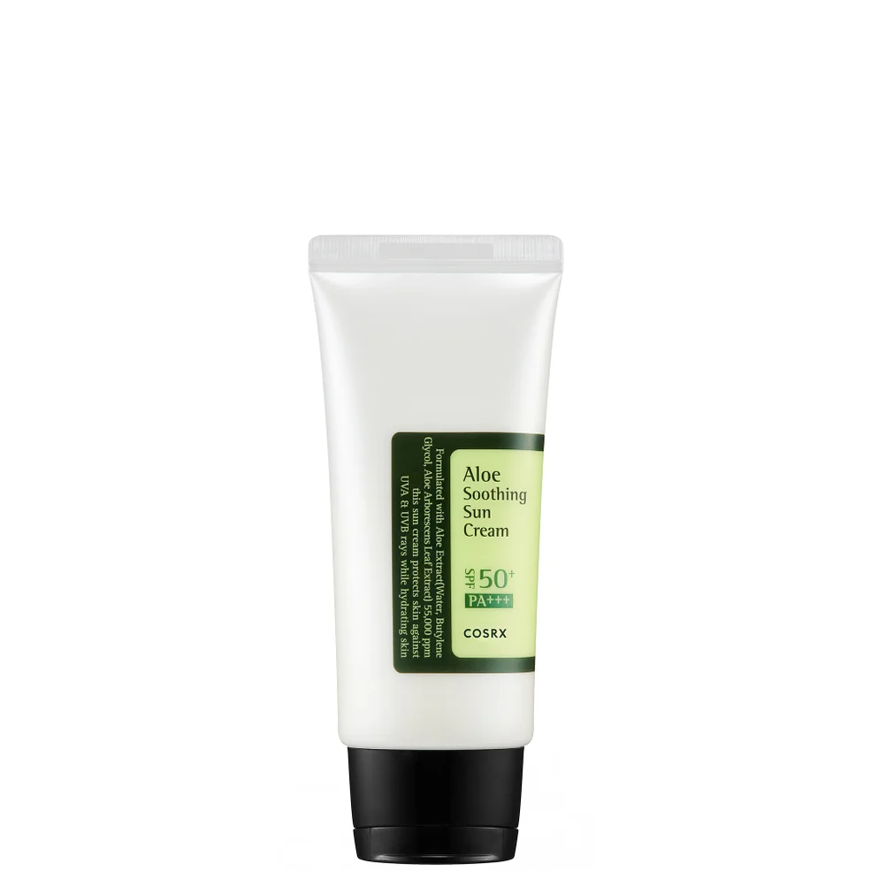 COSRX Aloe Soothing SPF50 PA+++ Sun Cream łagodzący krem przeciwsłoneczny z ekstraktem z aloesu 50 ml Zdjęcie 1