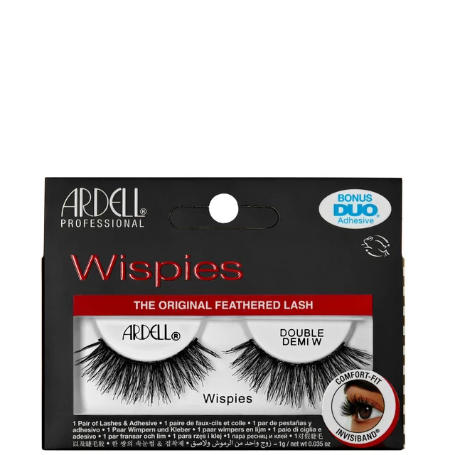 Ardell Double Up Demi Wispies False Lashes sztuczne rzęsy – czarne