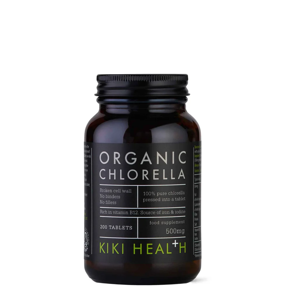 KIKI Health Organic Chlorella Tablets chlorella kapsułki (200 kapsułek) Zdjęcie 1