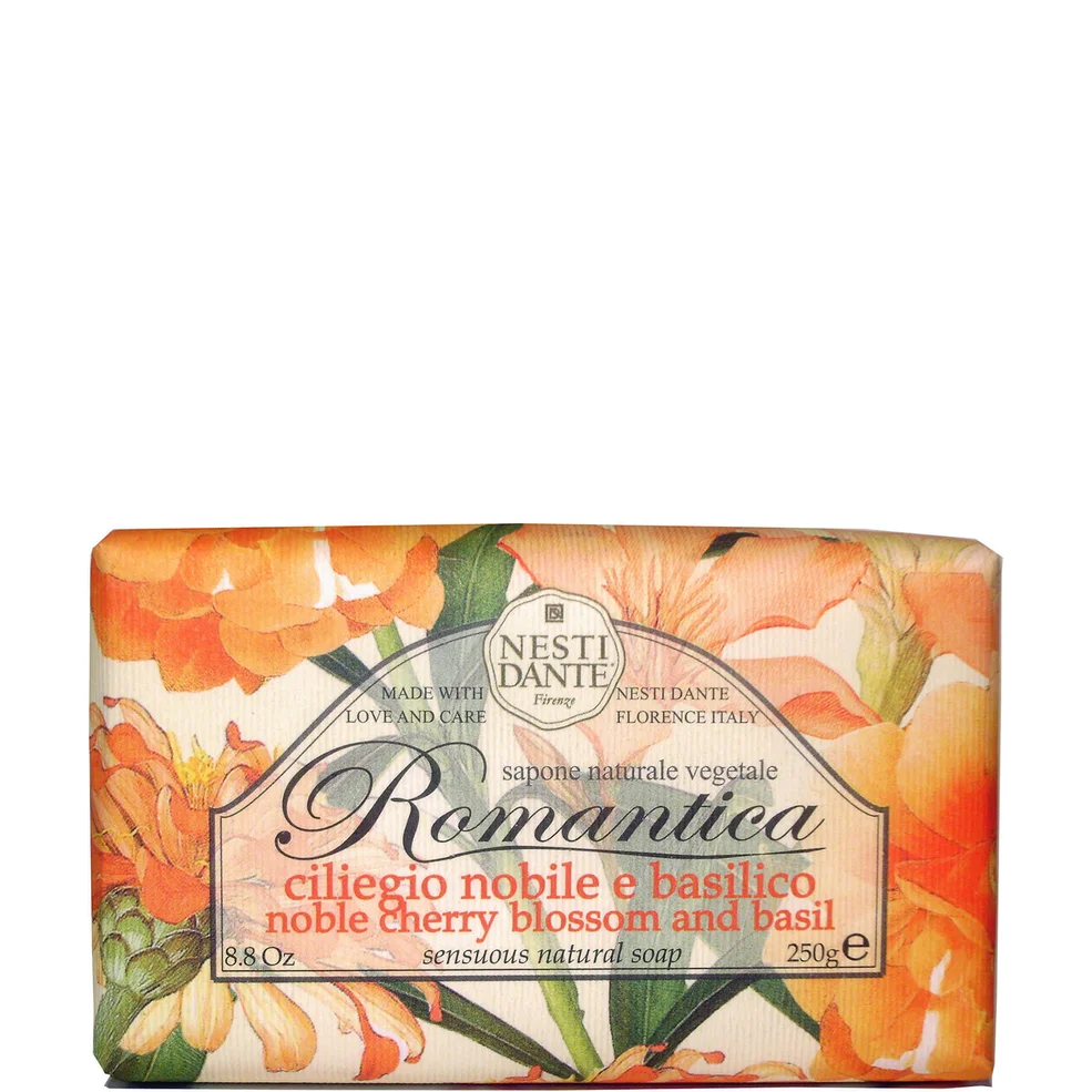 Nesti Dante Romantica Cherry Blossom and Basil Soap mydło toaletowe 250 g Zdjęcie 1