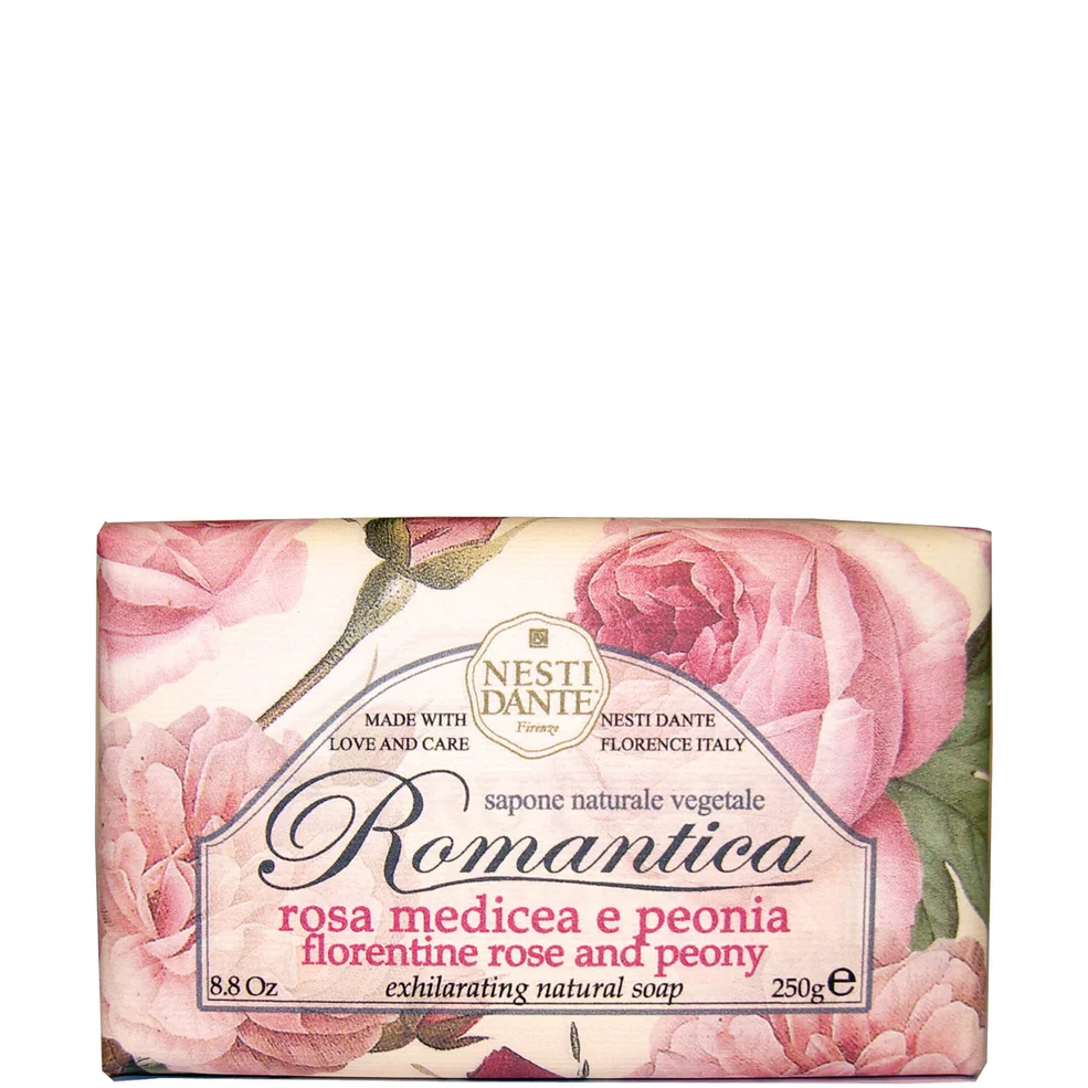 Nesti Dante Romantica Rose and Peony Soap mydło toaletowe 250 g Zdjęcie 1
