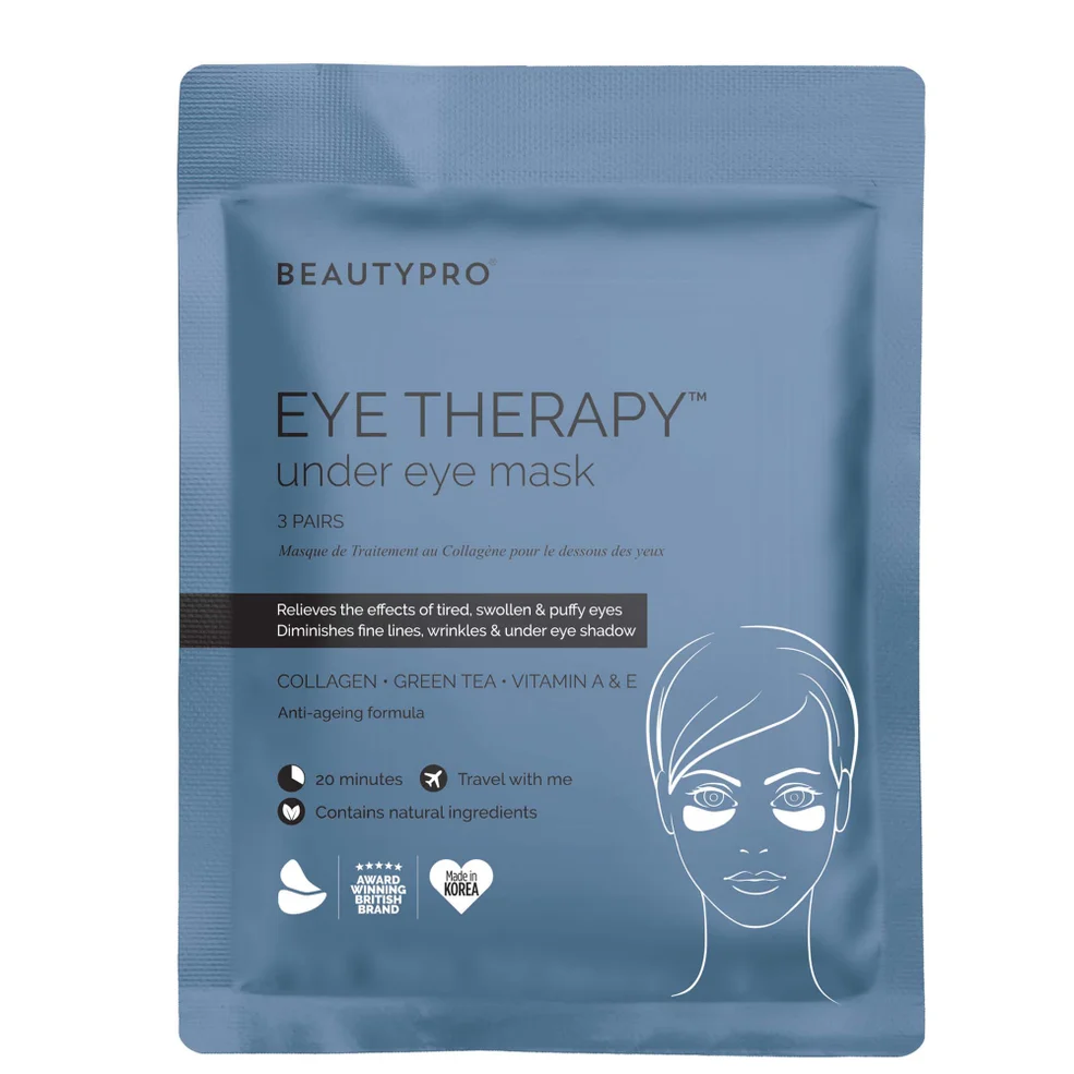 BEAUTYPRO Eye Therapy Under Eye Mask with Collagen and Green Tea Extract (3 Applications) Zdjęcie 1