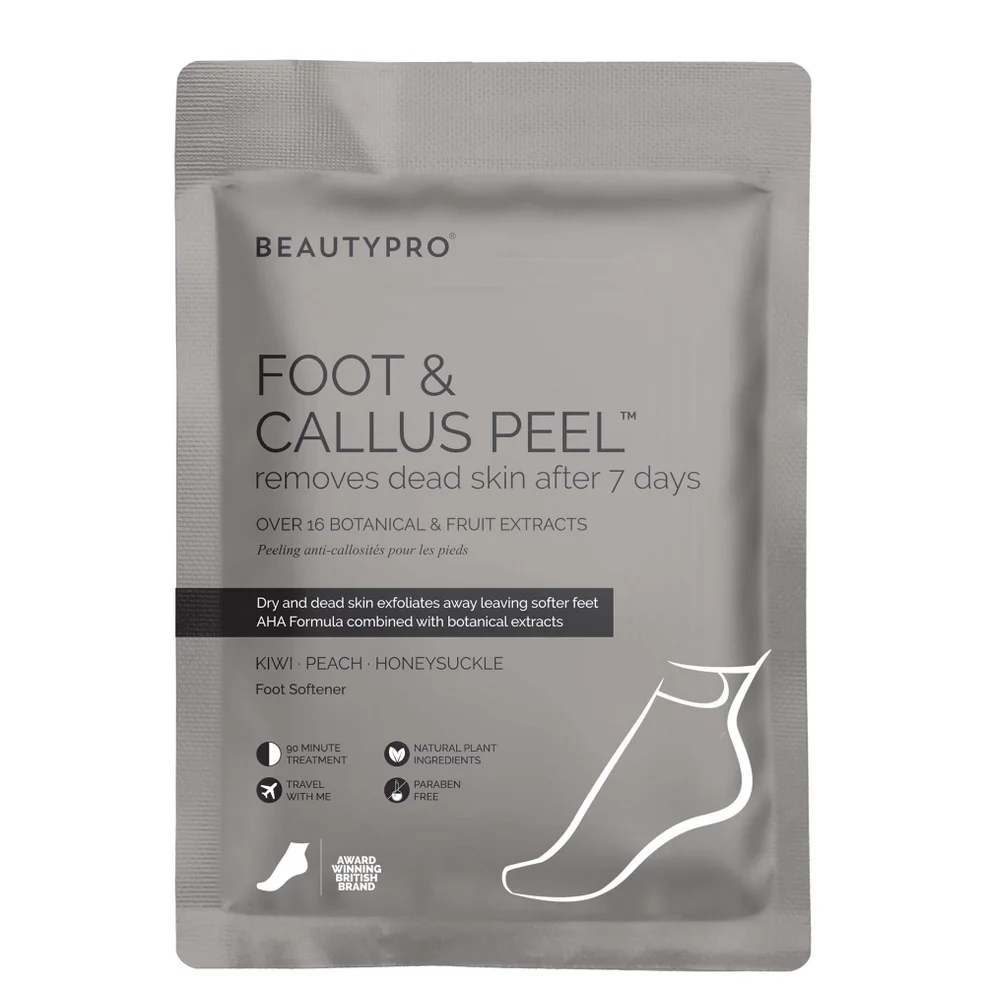 BEAUTYPRO Foot and Callus Peel with over 17 Botanical and Fruit Extracts (1 Pair) Zdjęcie 1