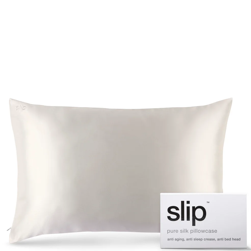 Slip Silk Pillowcase - Queen - White Zdjęcie 1