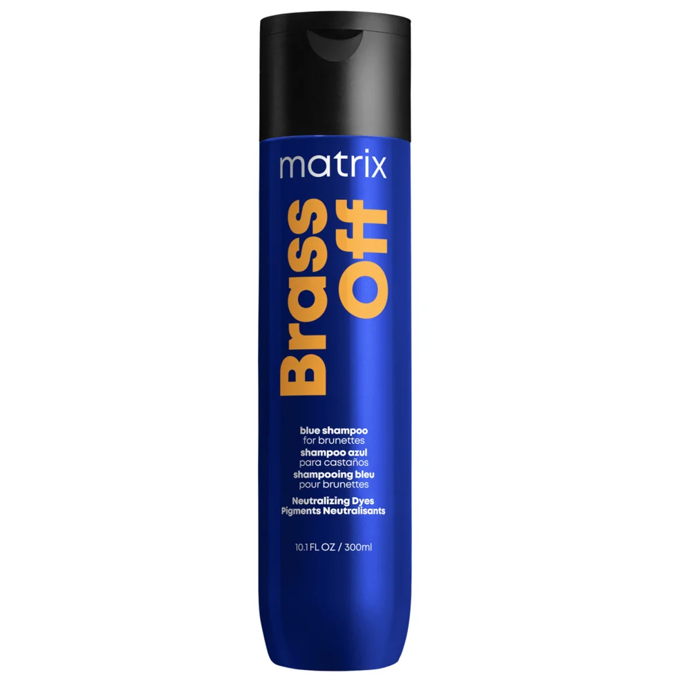 Matrix Total Results Brass Off Brunette Neutralising Blue Shampoo for Lightened Brunette Hair szampon do włosów 300 ml Zdjęcie 1