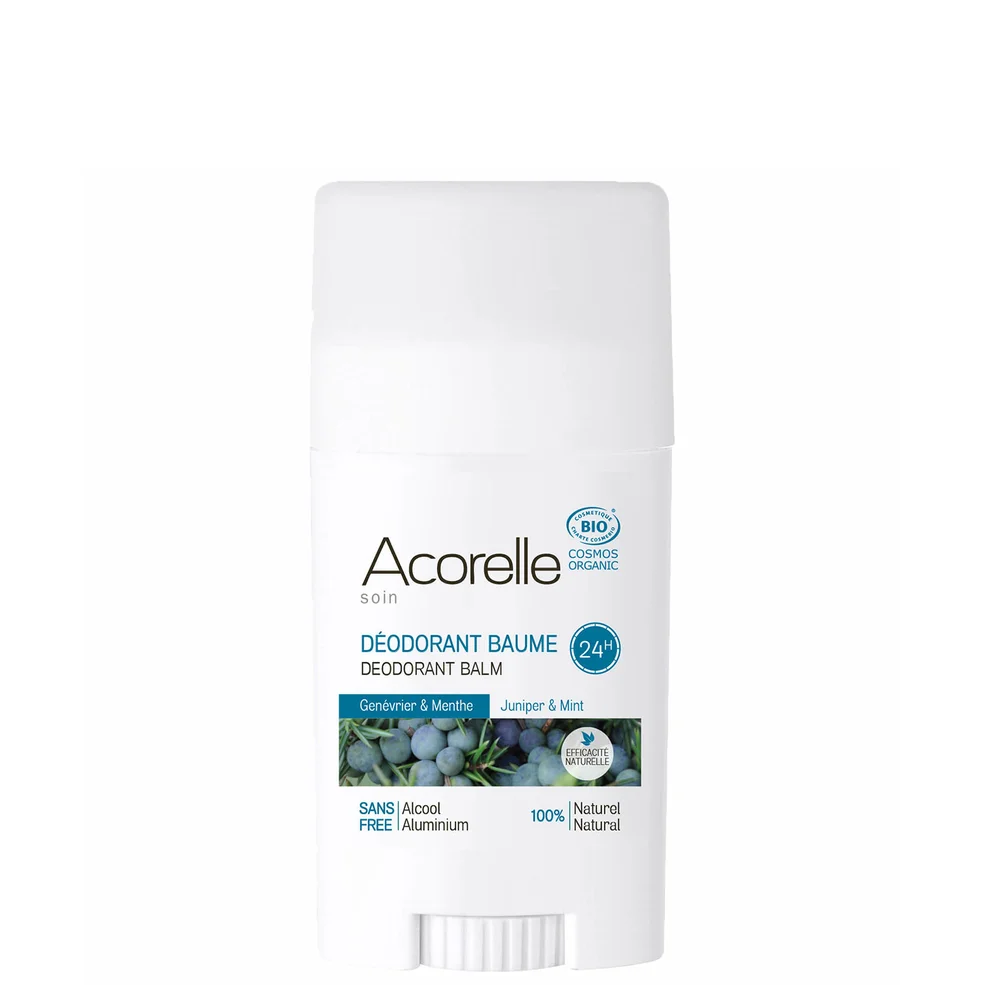 Acorelle Organic Juniper and Mint Deodorant Balm dezodorant w sztyfcie z balsamem 40 g Zdjęcie 1