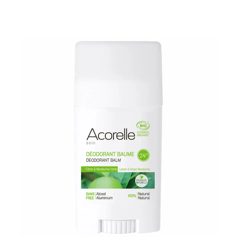 Acorelle Organic Lemon and Green Mandarine Deodorant Balm dezodorant w sztyfcie z balsamem 40 g Zdjęcie 1
