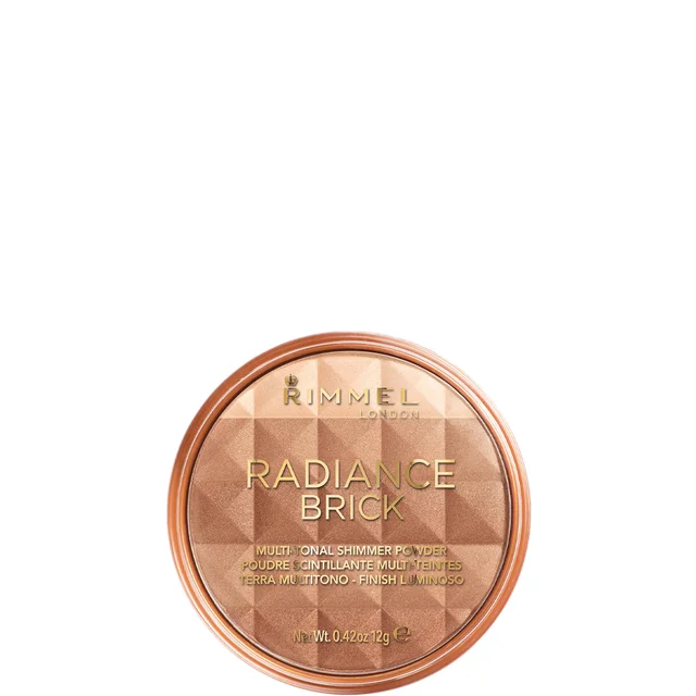 Rimmel Radiance Shimmer Brick puder rozświetlający 12 g – 01