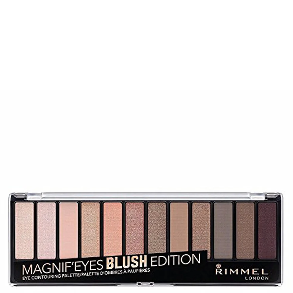 Rimmel 12 Pan Eyeshadow Palette paleta 12 cieni do powiek – Blushed Edition 14 g Zdjęcie 1