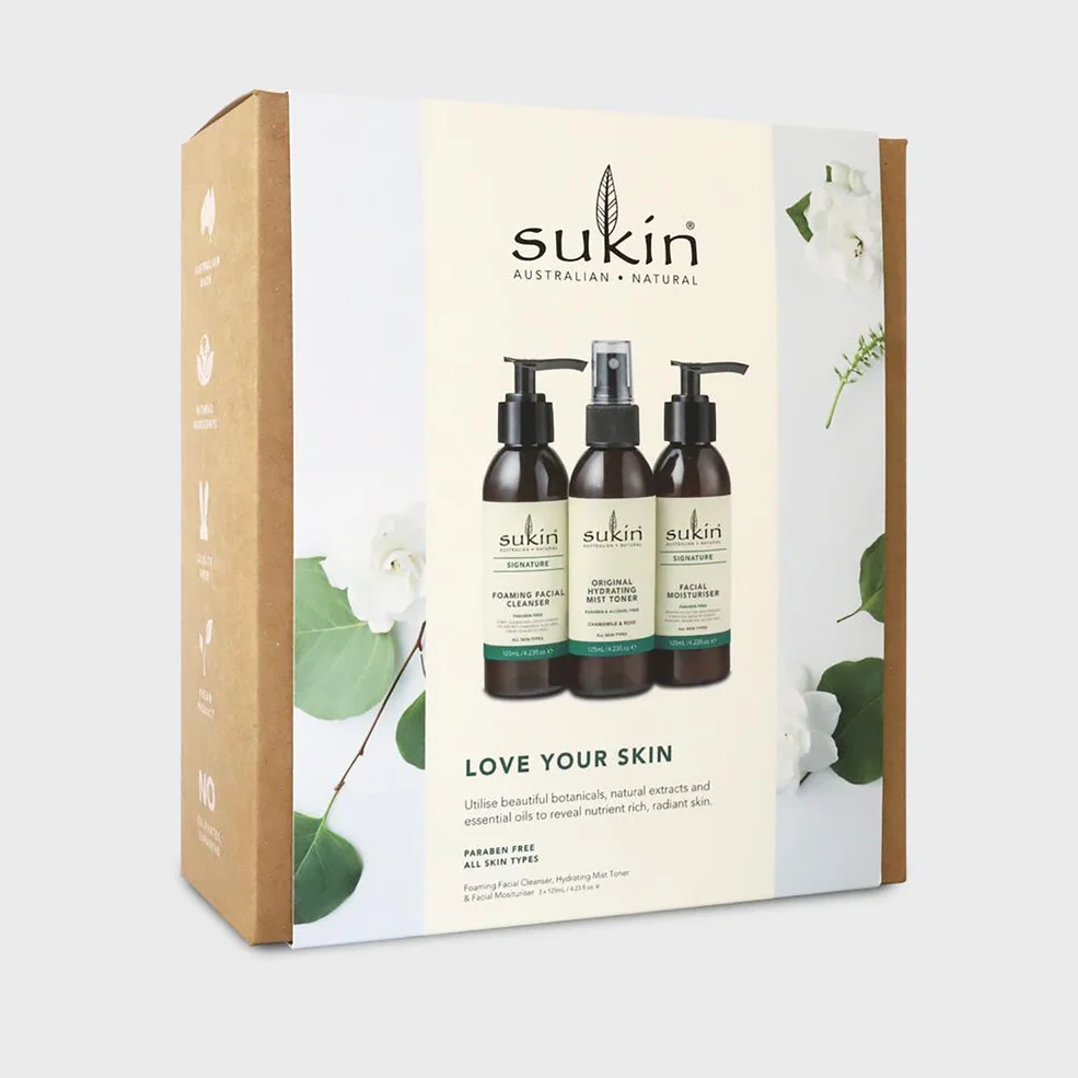 Sukin Love Your Skin Cleanse, Tone and Moisturise Kit Zdjęcie 1