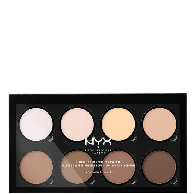 NYX Professional Makeup Highlight & Contour Pro Palette paleta do rozświetlania i konturowania