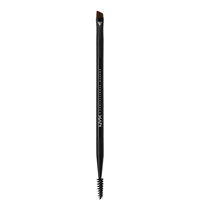 NYX Professional Makeup Pro Dual Brow Brush pędzelek i szczoteczka do brwi