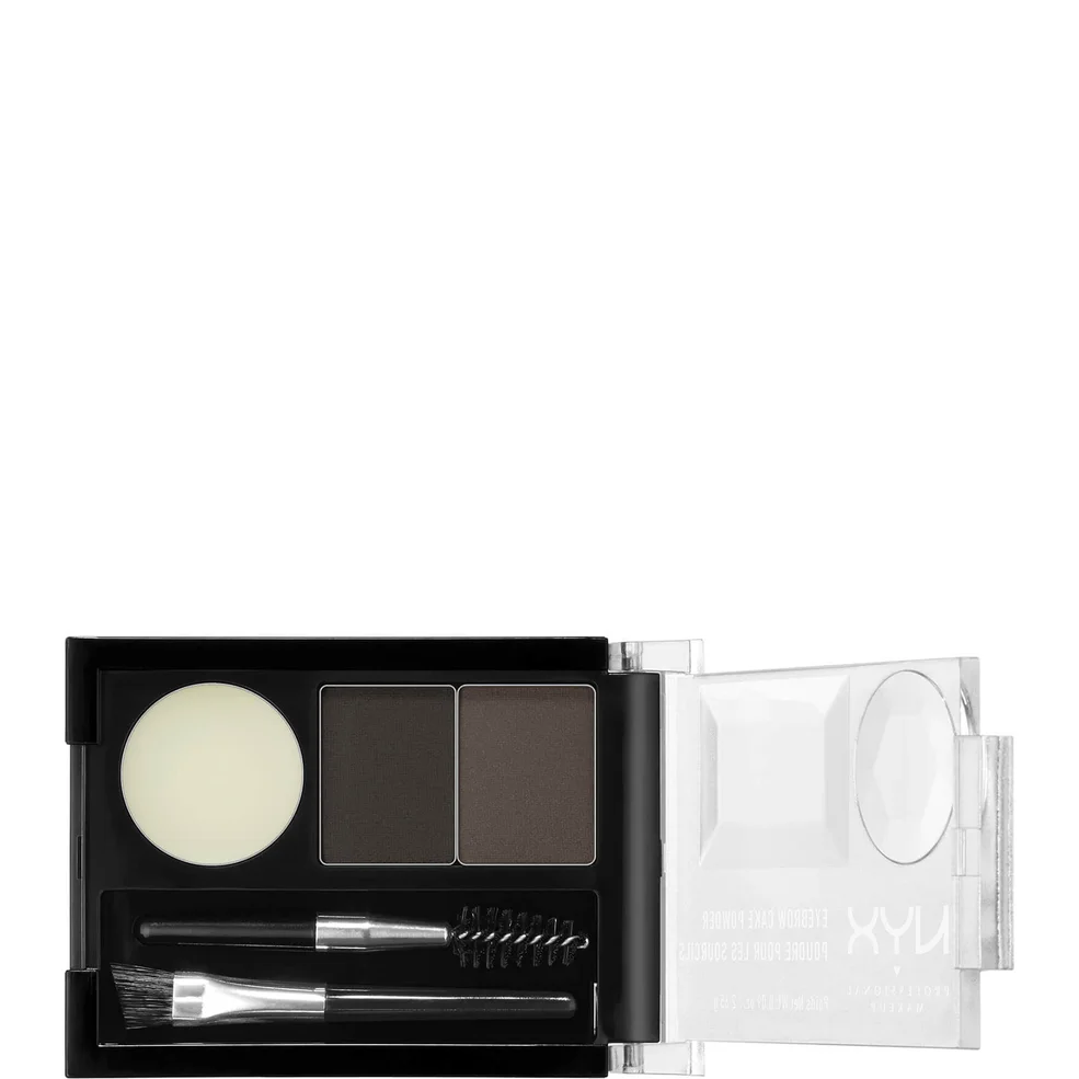 NYX Professional Makeup Eyebrow Cake Powder - Black/Grey Zdjęcie 1