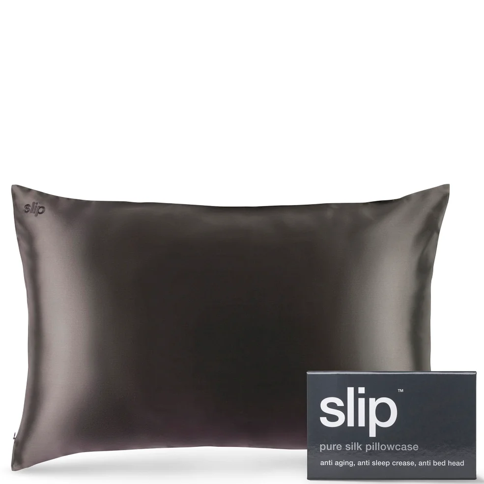 Slip Silk Pillowcase - Queen - Charcoal Zdjęcie 1