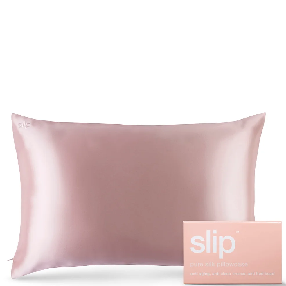 Slip Silk Pillowcase - Queen - Pink Zdjęcie 1