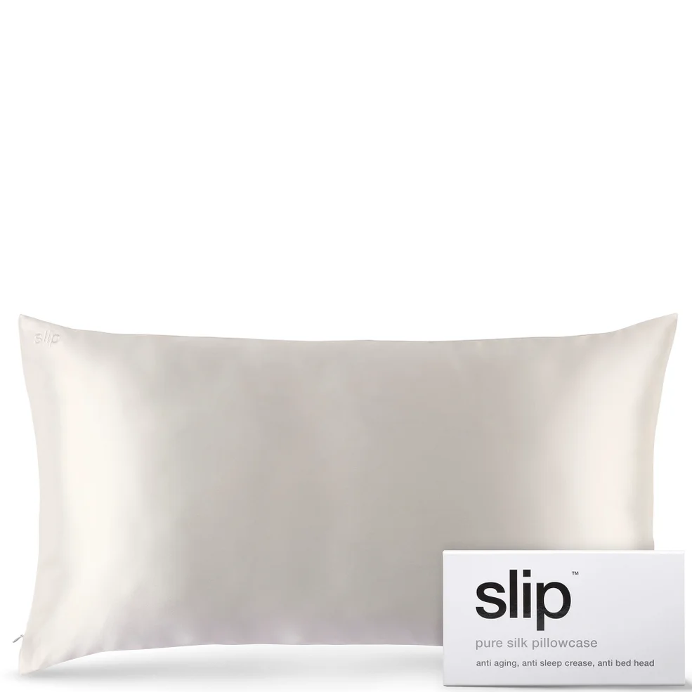 Slip Silk Pillowcase King - White Zdjęcie 1