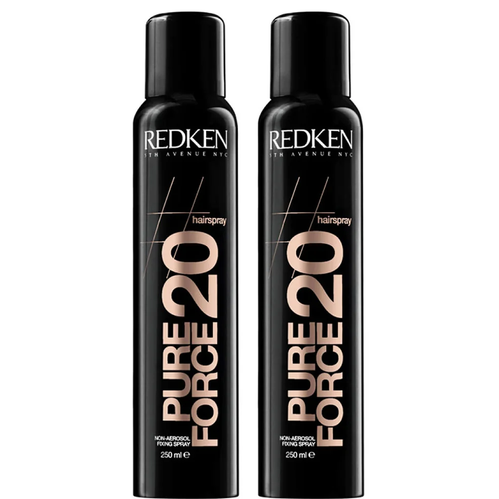 Redken Pure Force 20 Duo lakier do włosów - zestaw 2 sztuk (2 x 250 ml) Zdjęcie 1