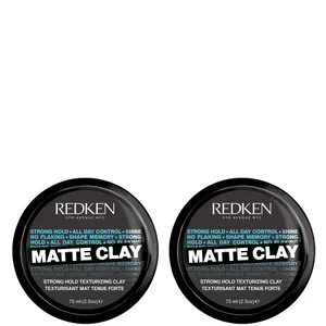 Redken Styling - Rough Clay Duo glinka do stylizacji włosów - zestaw 2 sztuk (2 x 50 ml) - undefined undefined