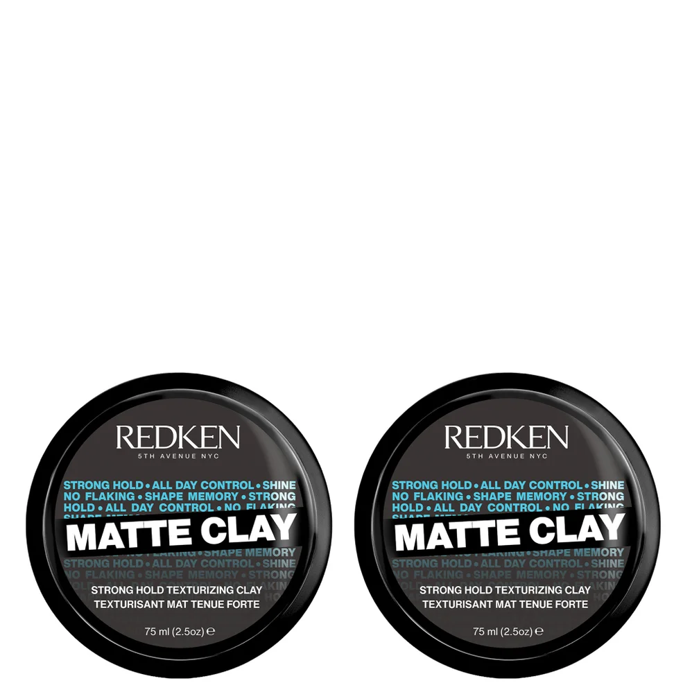 Redken Styling - Rough Clay Duo glinka do stylizacji włosów - zestaw 2 sztuk (2 x 50 ml) Zdjęcie 1