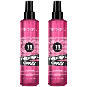 Redken Styling Iron Shape 11 Duo spray ochronny do włosów - zestaw 2 sztuk (2 x 250 ml) - undefined undefined