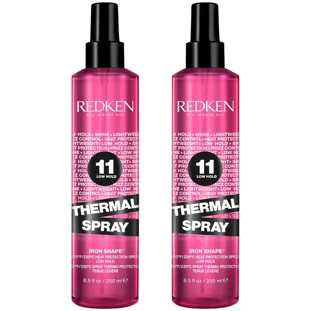 Redken Styling Iron Shape 11 Duo spray ochronny do włosów - zestaw 2 sztuk (2 x 250 ml)