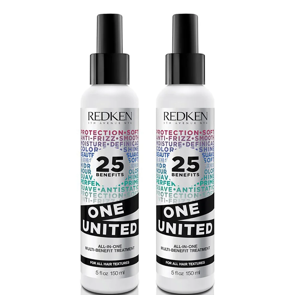 Redken One United Multi-Benefit Treatment Duo kuracja do włosów - zestaw 2 sztuk (2 x 150 ml) Zdjęcie 1