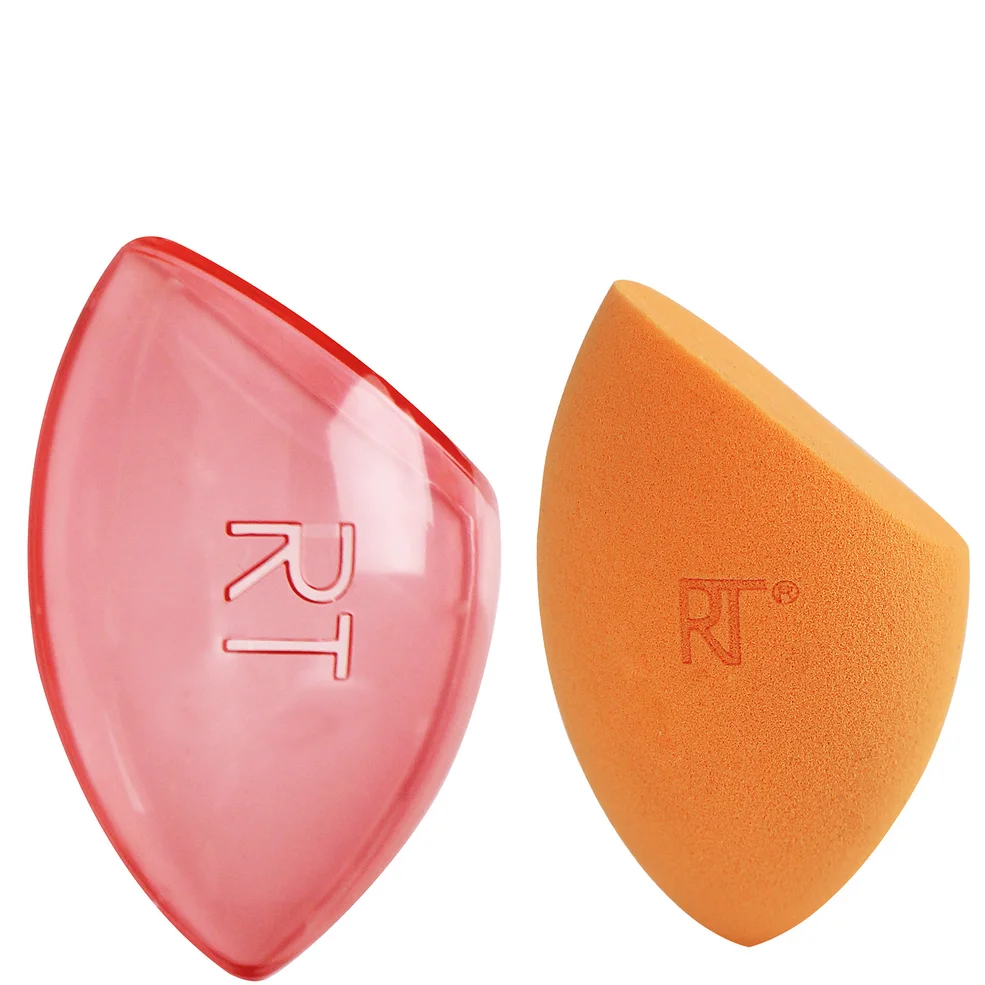 Real Techniques Miracle Complexion Sponge and Case gąbka do podkładu z etui Zdjęcie 1