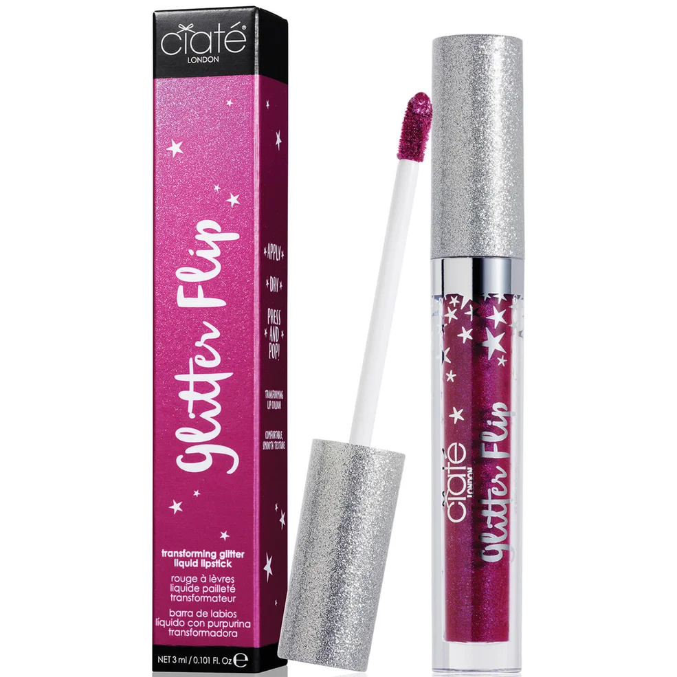 Ciaté London Glitter Flip Lipstick brokatowa pomadka do ust – Surreal Zdjęcie 1