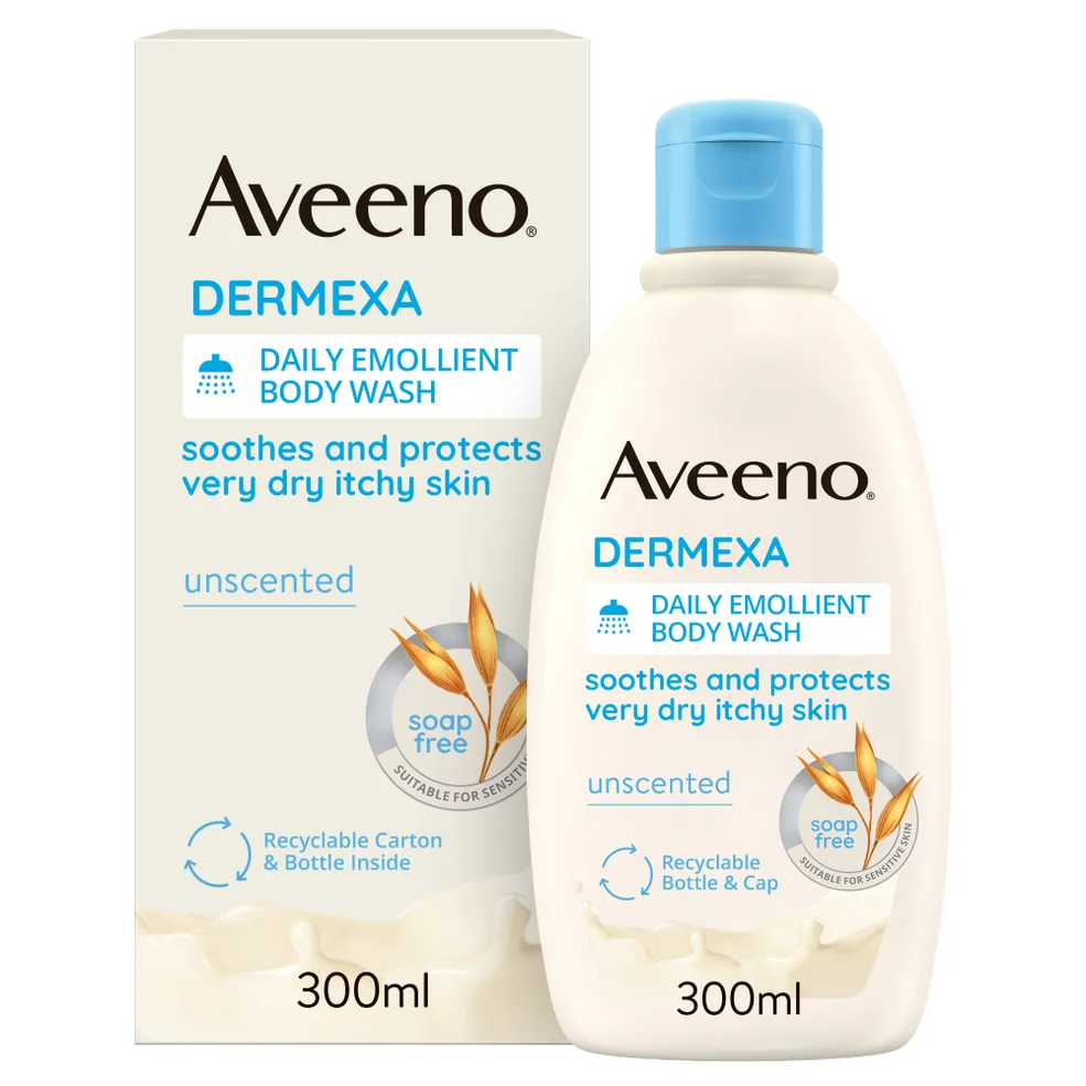 Aveeno Dermexa Daily Emollient Body Wash nawilżający płyn do mycia ciała do codziennego stosowania 300 ml Zdjęcie 1