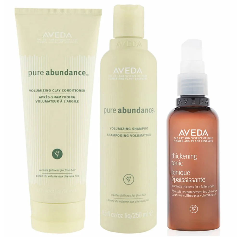 Aveda Pure Abundance Shampoo, Conditioner and Thickening Tonic Trio Zdjęcie 1
