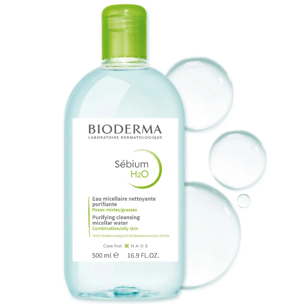 Bioderma Sébium Cleansing Micellar Water for Blemish-Prone Skin woda micelarna do skóry skłonnej do wyprysków 500 ml Zdjęcie 1