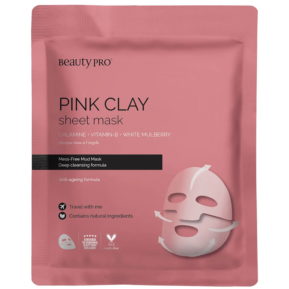 BeautyPro Lifting 3D Clay Mask liftingująca maska w płacie Zdjęcie 1