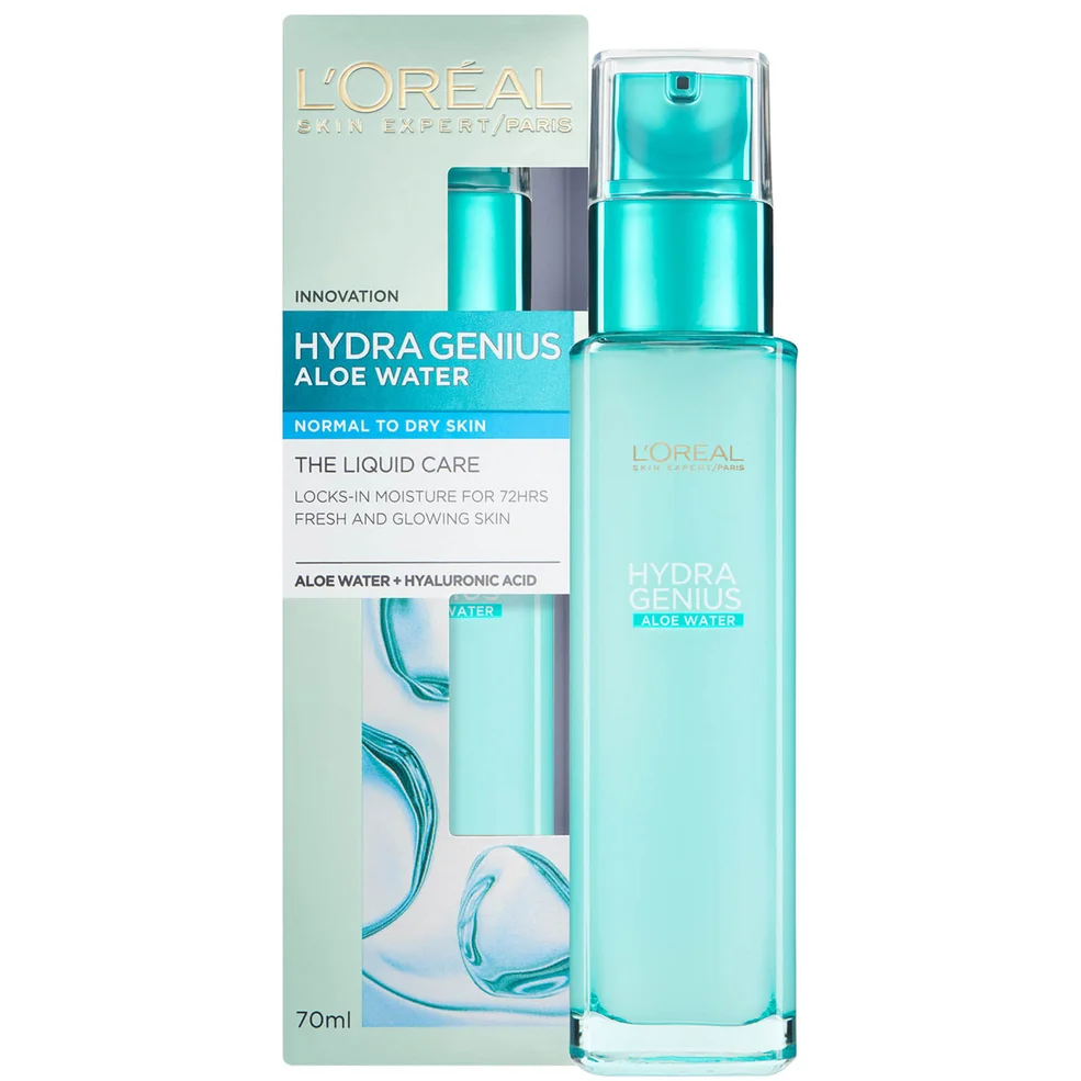L'Oréal Paris Hydra Genius Liquid Care Moisturiser Normal Dry Skin produkt nawilżający w płynie do cery normalnej i suchej 70 ml Zdjęcie 1
