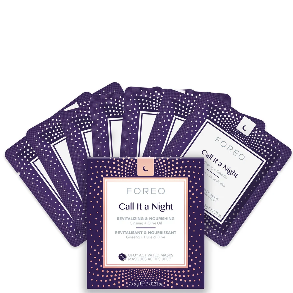 FOREO Call it a Night UFO/UFO Mini Nourishing and Revitalising Face Mask (7 Pack) Zdjęcie 1