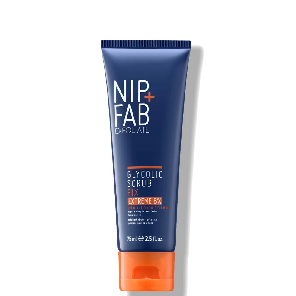 NIP+FAB Glycolic Fix Extreme Scrub 6% peeling z kwasem glikolowym 75 ml Zdjęcie 1