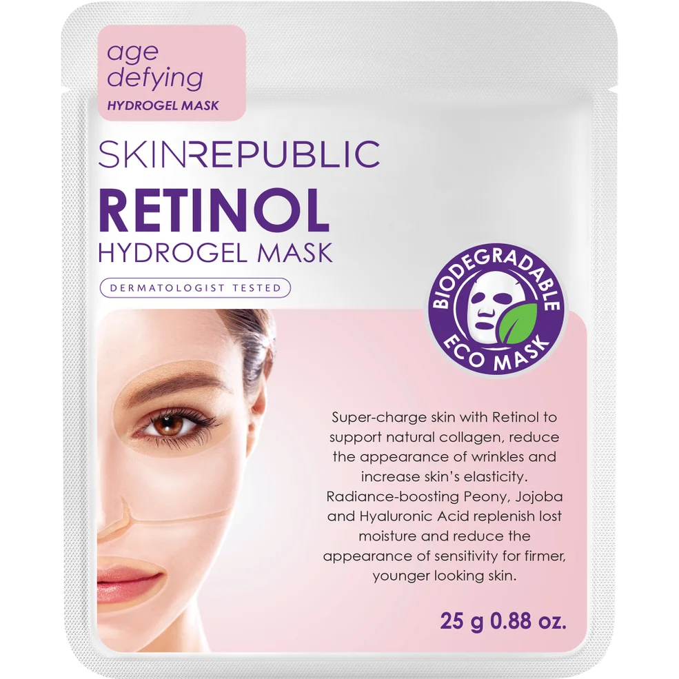 Skin Republic Hydrogel Face Sheet Mask Retinol hydrożelowa maseczka do twarzy z retinolem 25 g Zdjęcie 1