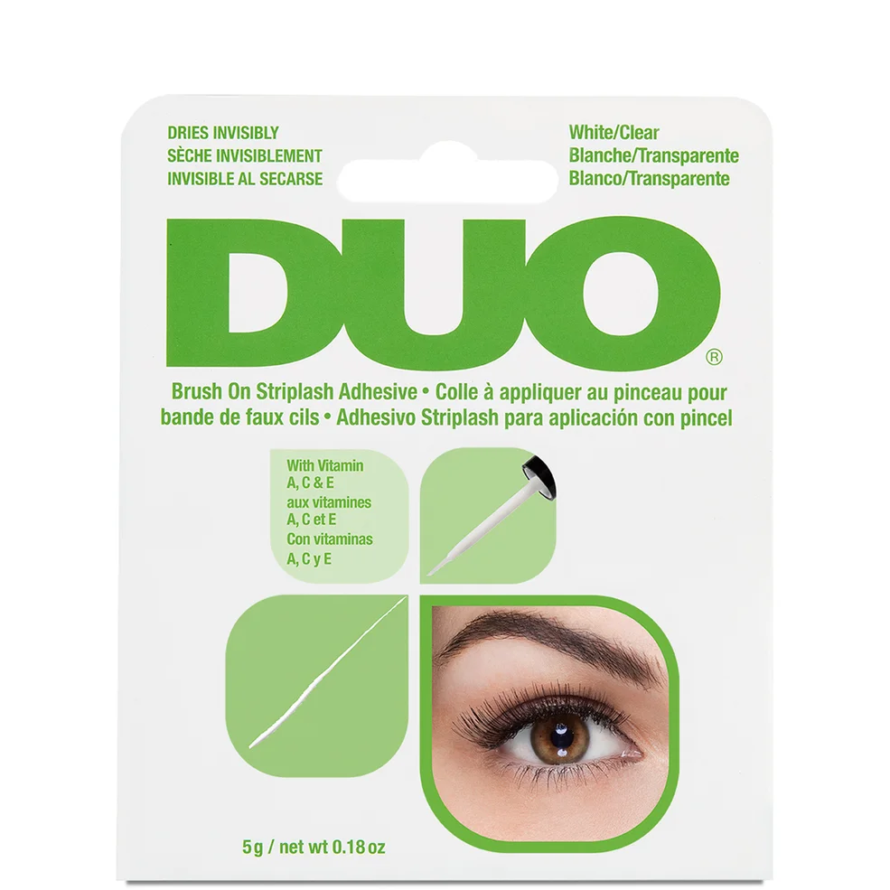 Duo Brush On Striplash Adhesive klej do rzęs – biały/bezbarwny (5 g) Zdjęcie 1