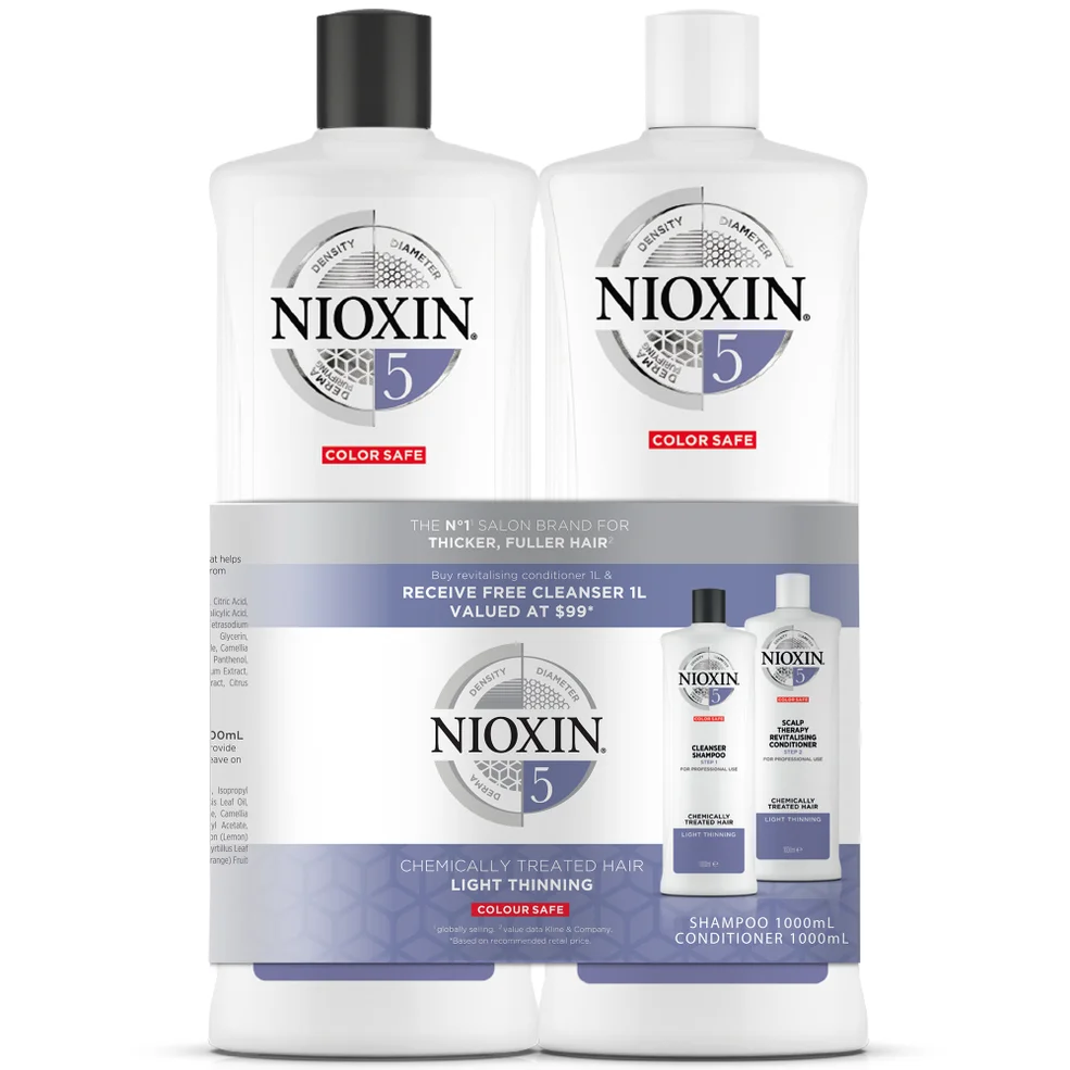 NIOXIN SYSTEM #5 1 L Shampoo and Conditioner Duo Pack Zdjęcie 1