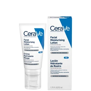 CeraVe PM Facial Moisturising Lotion with Ceramides for Normal to Dry Skin lotion nawilżający do twarzy z ceramidami 52 ml - undefined undefined